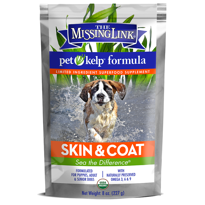 The Missing Link® Pet Kelp® Formula – Skin & Coat – Limited Ingredient Superfood Supplement For Dogs 8 oz
