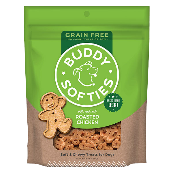 Buddy Biscuits - Grain Free Soft & Chewy Roasted Chicken