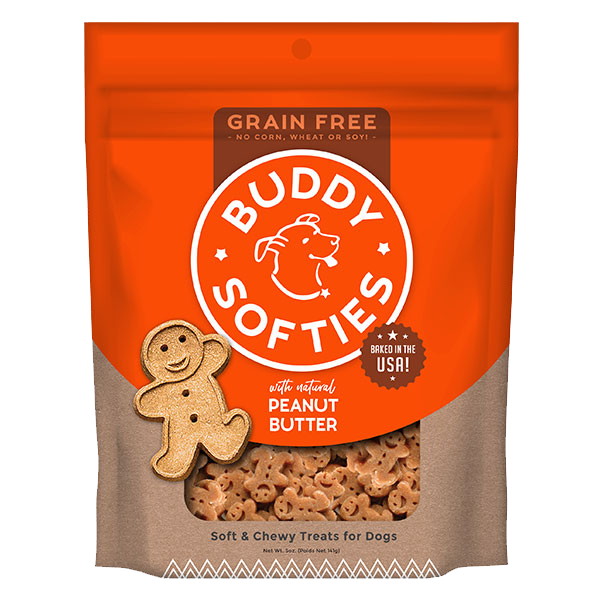 Buddy Biscuits Grain Free Soft & Chewy - Peanut Butter