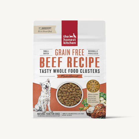 Honest Kitchen Whole Food Clusters - Grain Free Beef