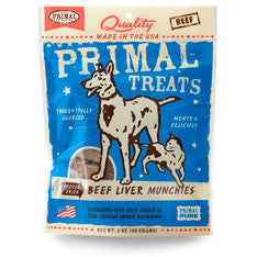 Primal Freeze-Dried Beef Liver Munchies