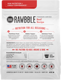 Bixbi Rawbble Freeze Dried Beef Dog Food