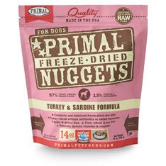 Primal Freeze-Dried Canine Turkey & Sardine Formula
