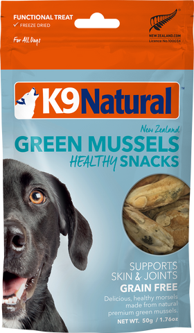 K9 Natural New Zealand Green Lipped Mussel Snacks