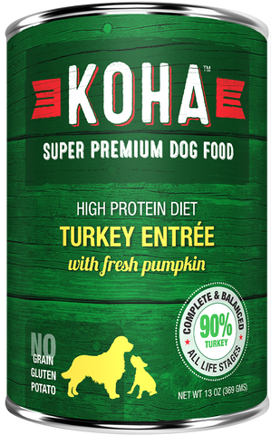 KOHA Grain Free Turkey w/Fresh Pumpkin