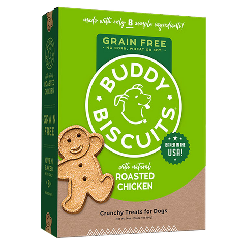 Buddy Biscuits Grain Free Treats- Roasted Chicken