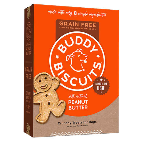 Buddy Biscuits Grain Free Oven Baked Treats - Peanut Butter