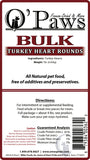 O'Paws Turkey Hearts Rounds