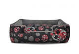 Skulls & Roses Lounge Dog Bed - P.L.A.Y.