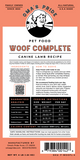 Woof Complete Canine Lamb Mix